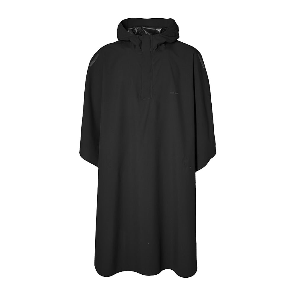 Poncho de pluie vélo Basil Hoga coloris Noir – vue de face