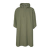Poncho de pluie vélo Basil Hoga coloris Vert Olive – vue de face