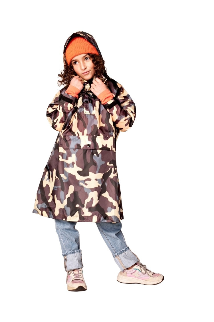 Freesmily Poncho De Pluie Imperméable Pour Enfants - Manteau Léger Et Compact Fille & Garçon - Idéal Randonnée & Voyages