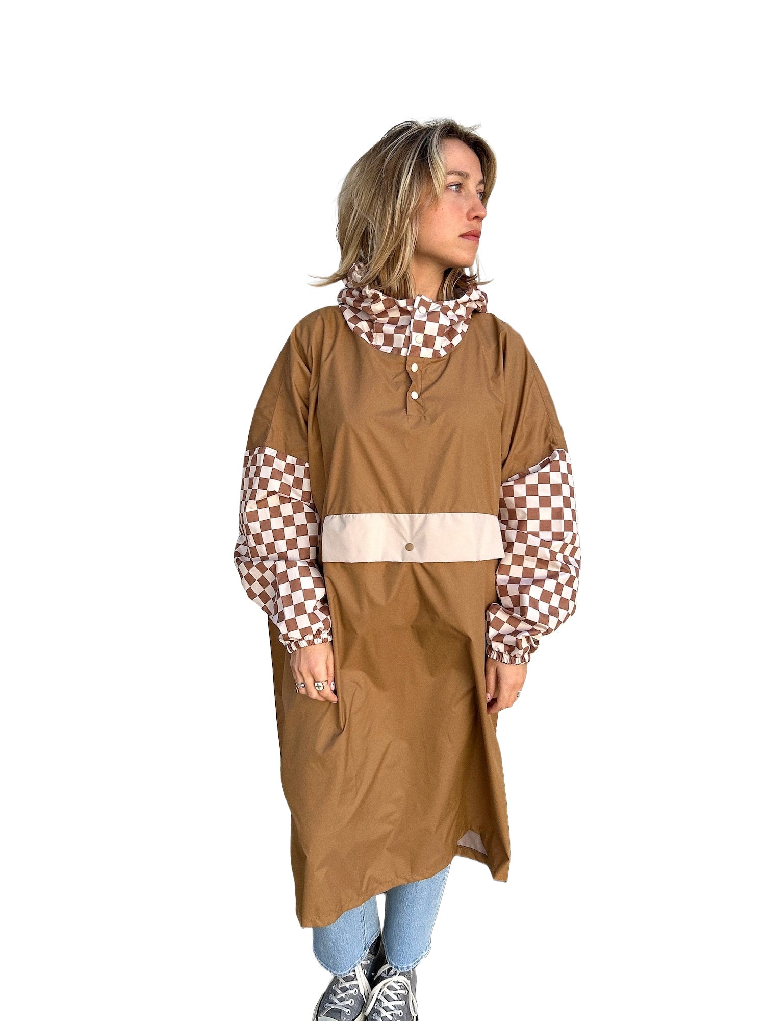 Poncho De Pluie Imperméable Pour Femme - Léger, Respirant, Avec Capuche, Pour Vélo, Randonnée, Ville, Pliable, Pratique à Transporter