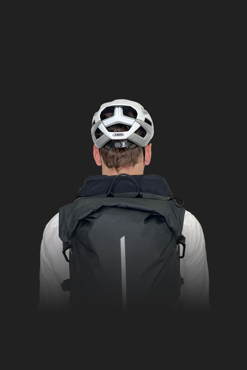 Sac à dos airbag vélo MASE Airding Cargo AirRide porté de dos
