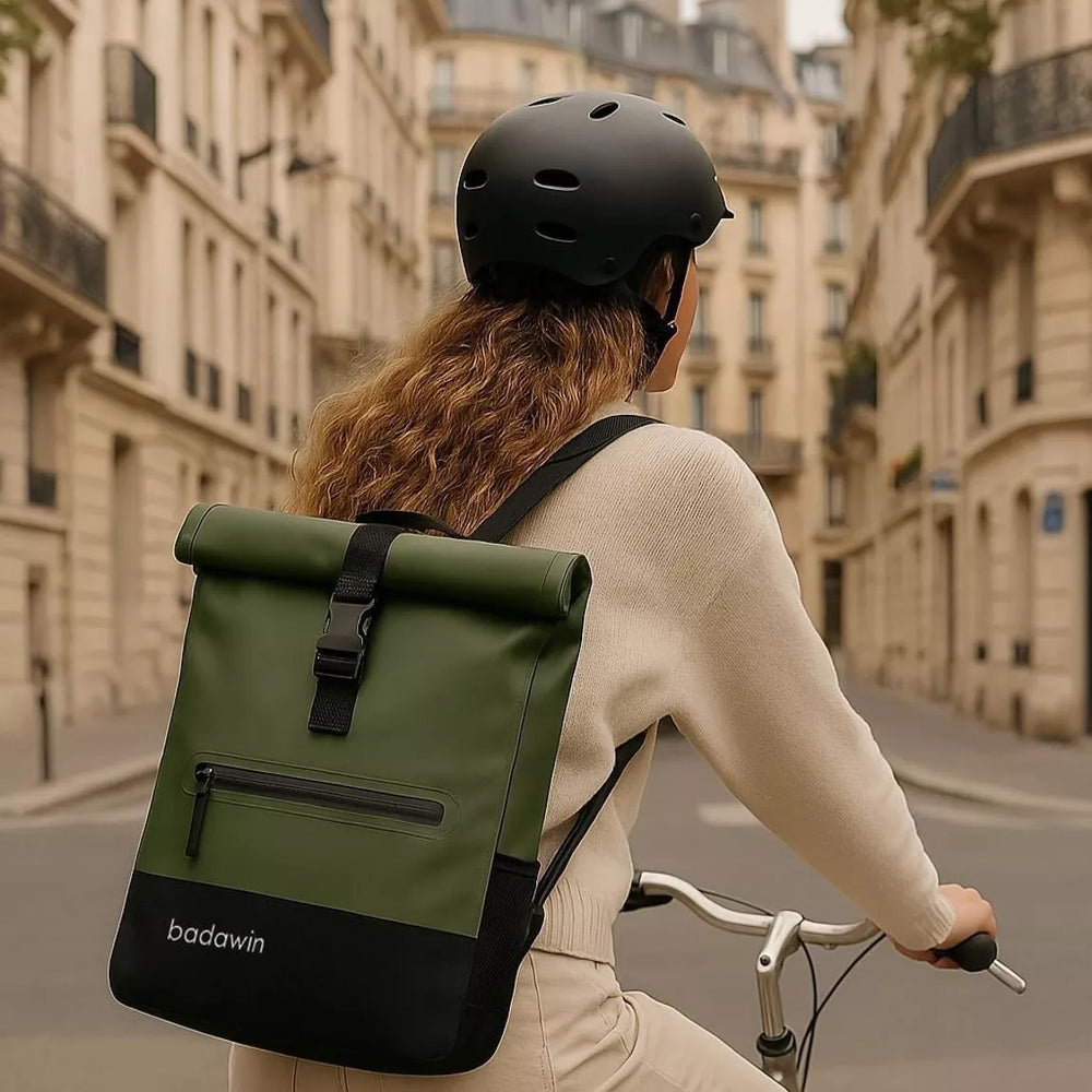 Sac à dos / Sacoche vélo Badawin – Anna - Vert Sac à dos / Sacoche vélo Badawin – Anna - Vert