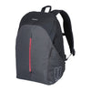 Sac à dos vélo Basil B-Safe Nordlicht 13 L coloris Noir Graphite – vue de face, bande LED