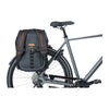 Sac à dos vélo Basil Miles Tarpaulin Hook-On 17 L coloris Noir Orange – accroche au porte-bagages d un velo
