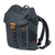 Sac à dos vélo Basil Miles Tarpaulin Hook-On 17 L coloris Noir Orange – vue trois quarts bretelles deployees