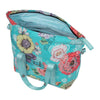 Sac à main vélo Basil Bloom Field KF 11 L coloris Sky Blue – interieur du sac ouvert