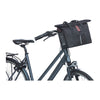 Sac à main vélo Basil City MIK 11 L coloris Noir – finitions et reflechissants