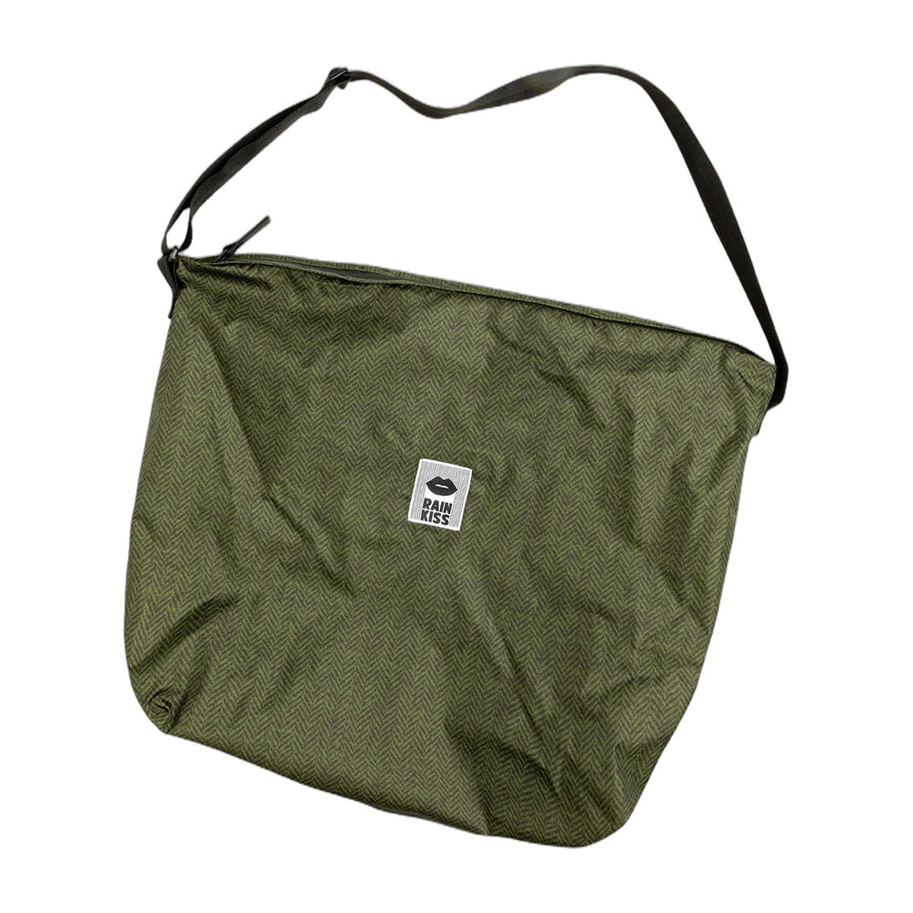 Sac bandoulière Rainkiss Sling Bag Herringbone, vue de trois quarts