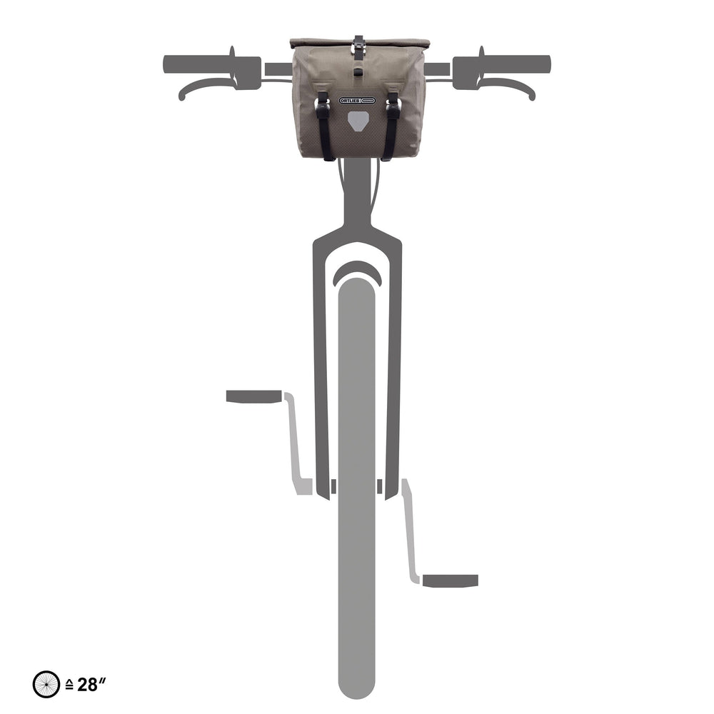 Sacoche de guidon ORTLIEB Handlebar-Pack QR 11 L - Dark Sand
