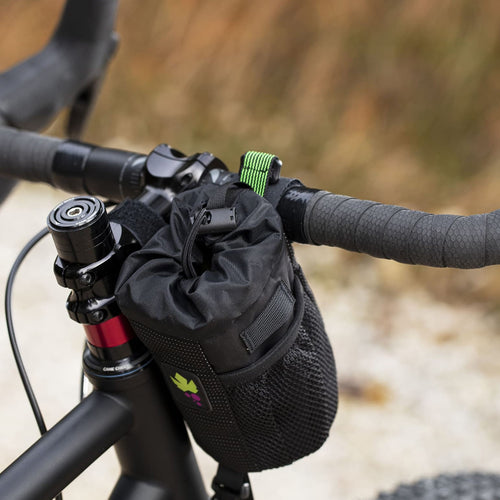 Sacoche de potence Miss Grape Bud montée sur le vélo