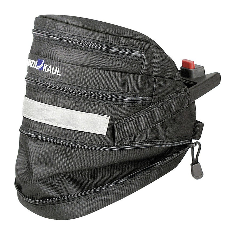 Sacoche de selle KlickFix Contour – Contour Mini 2 L, tige de selle – la bande reflechissante sur le flanc