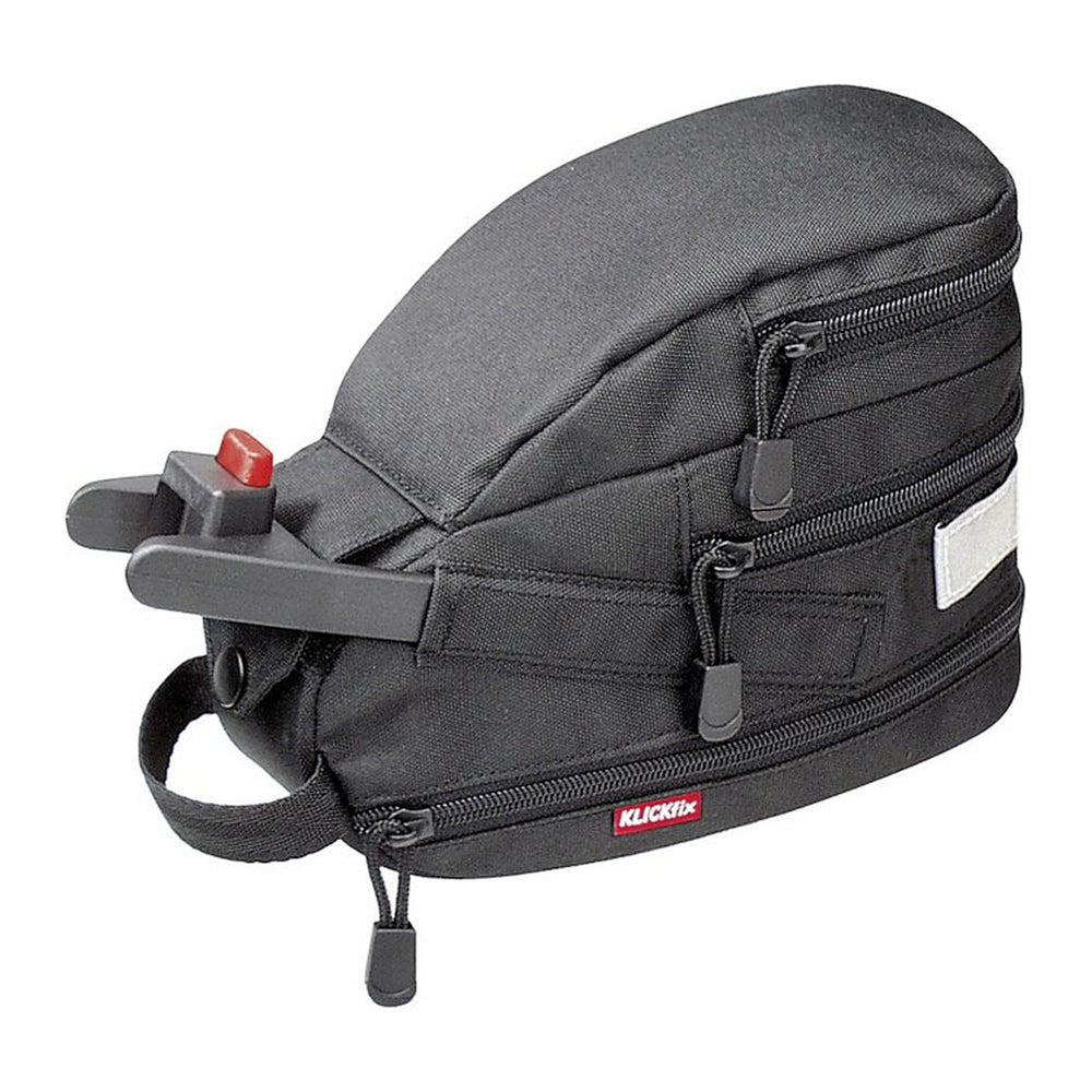 Sacoche de selle KlickFix Contour – Contour Mini 2 L, tige de selle – la sacoche Contour Mini fermee
