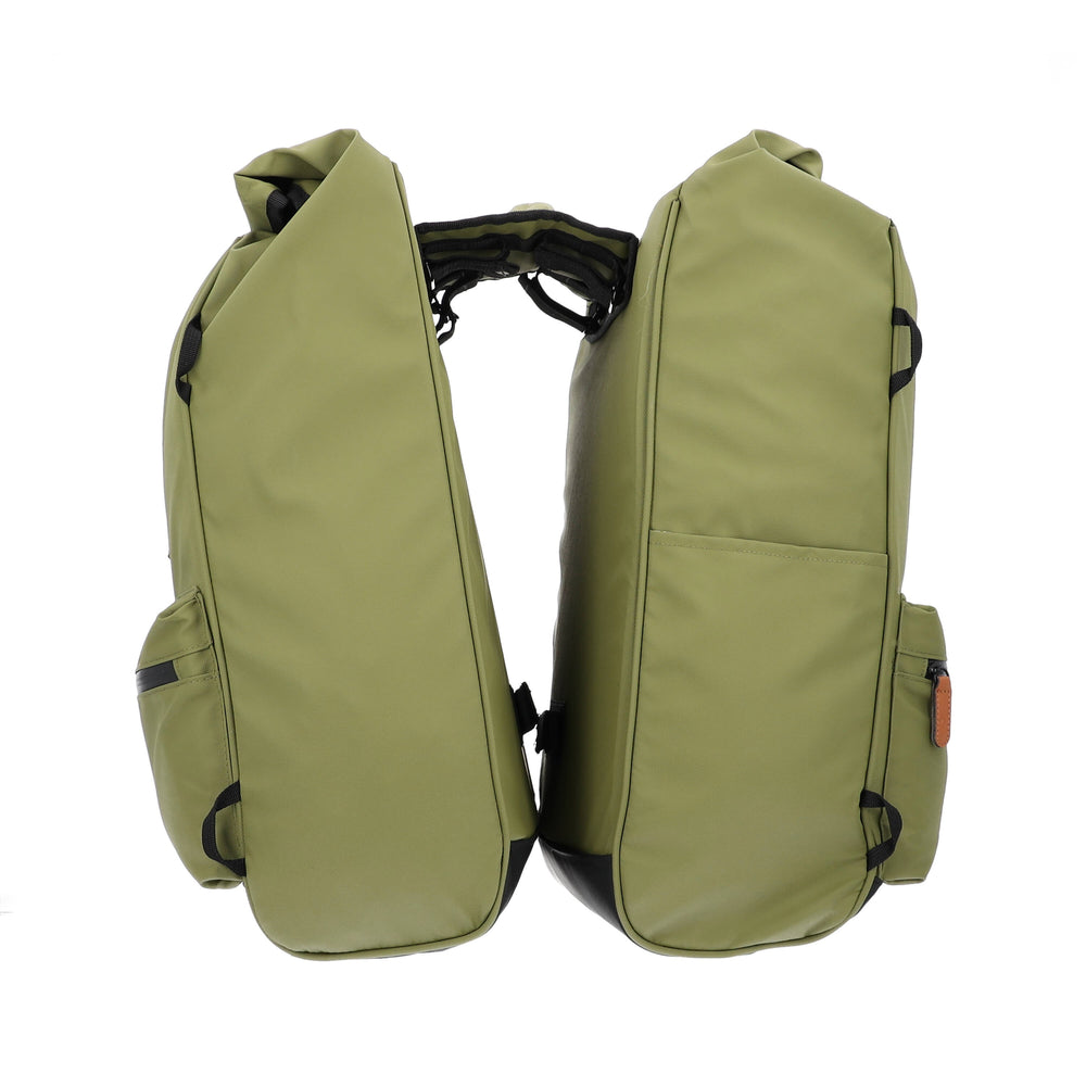 Sacoche double Hapo-G Roll-top 2x25 L - Kaki - photo 1