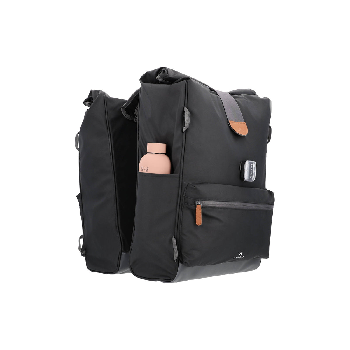 Sacoche double Hapo-G Roll-top 2x25 L - Noir - photo 5