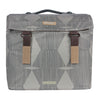 Sacoche double vélo Basil Elegance MIK 40 L coloris Chateau Taupe – une sacoche vue de face