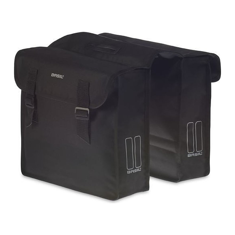 Sacoche double vélo Basil Mara – Mara 26 L, noir – la sacoche double Mara 26 L noire