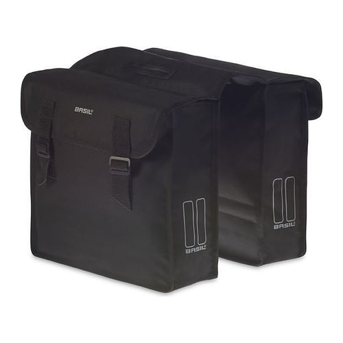 Sacoche double vélo Basil Mara – Mara 26 L, noir – la sacoche double Mara 26 L noire
