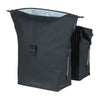 Sacoche double vélo Basil SoHo Nordlicht 41 L coloris Noir nuit – vue de profil