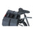 Sacoche double vélo Basil Urban Dry Universal Bridge 50 L coloris Charcoal – la paire montee