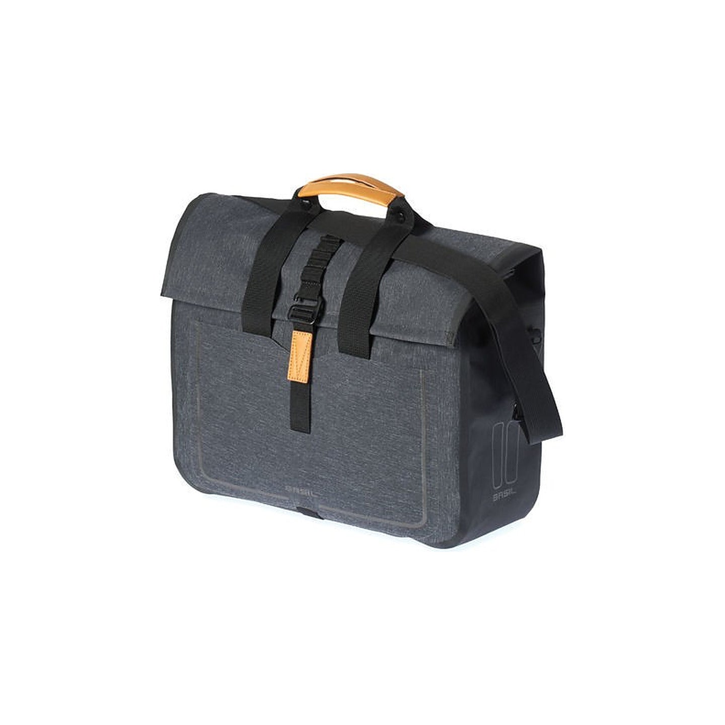 Sacoche double Basil Urban Dry montee sur un velo