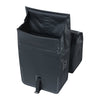 Sacoche double vélo Basil Urban Dry Universal Bridge 50 L coloris Noir mat – compartiment principal ouvert
