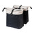 Sacoche double vélo Basil Vive MIK 35 L coloris Blanc cassé / Noir