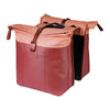 Sacoche double vélo Basil Vive MIK 35 L coloris Bordeaux / Rosé