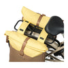 Sacoche double vélo Basil Vive Universal Bridge 35 L coloris Sable / Jaune – la paire sur le porte-bagages