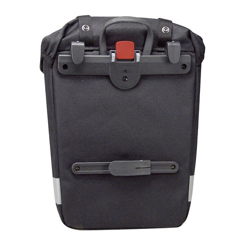 Sacoche double vélo KlickFix Classic et Backpack – Classic Lowrider 30 L, la paire – le rail reglable et le rail inferieur au dos