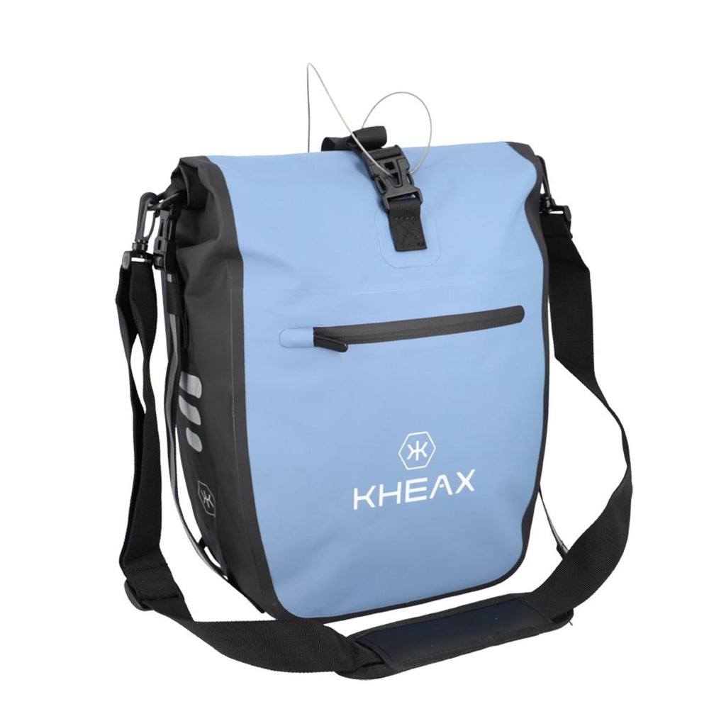 Sacoche de porte-bagage KHEAX Izoard Mini 14 L étanche - Bleu Turquoise