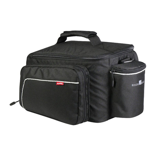 Sacoche de porte-bagages KlickFix Rackpack Sport et Sport Plus – Sport 12 L, noir, Racktime – la sacoche Rackpack Sport noire, fermee