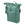 Sacoche vélo Basil Brooklyn MIK Hooks 17 L coloris Vert argenté – vue trois quarts