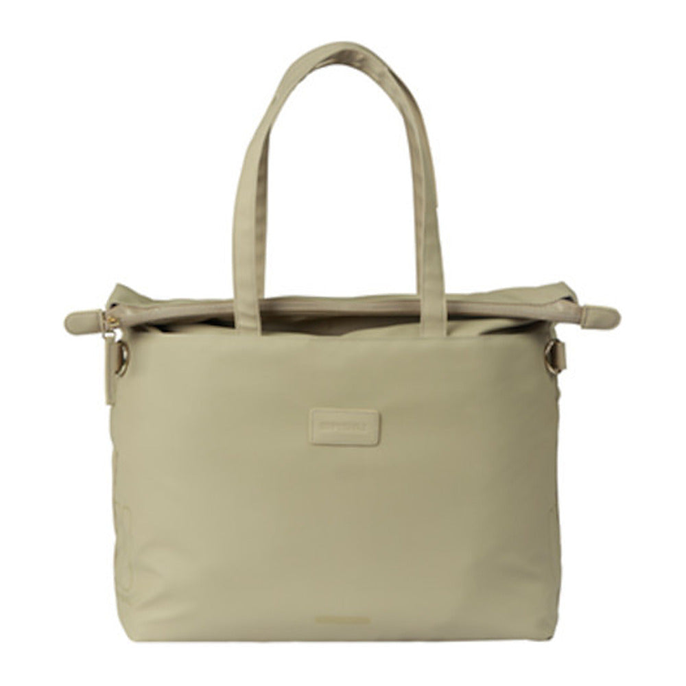 Sacoche vélo Basil Manhattan Commuter 12 L coloris Taupe – vue de face