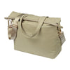 Sacoche vélo Basil Manhattan Commuter 12 L coloris Taupe – vue trois quarts avec bandouliere