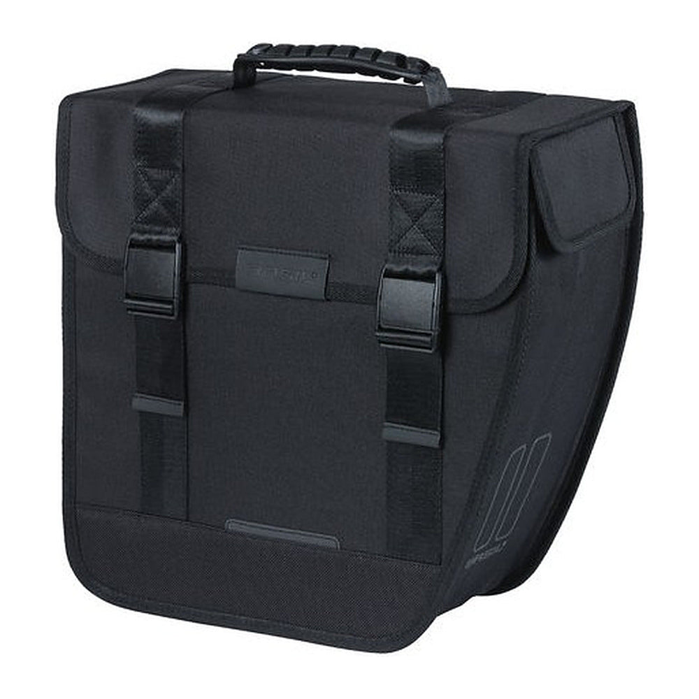Sacoche vélo Basil Tour simple – droite 14 L – la sacoche noire vue de profil