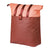 Sacoche vélo Basil Vive Shopper MIK Hooks 20 L coloris Bordeaux / Rosé – vue trois quarts