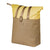 Sacoche vélo Basil Vive Shopper MIK Hooks 20 L coloris Sable / Jaune – vue trois quarts