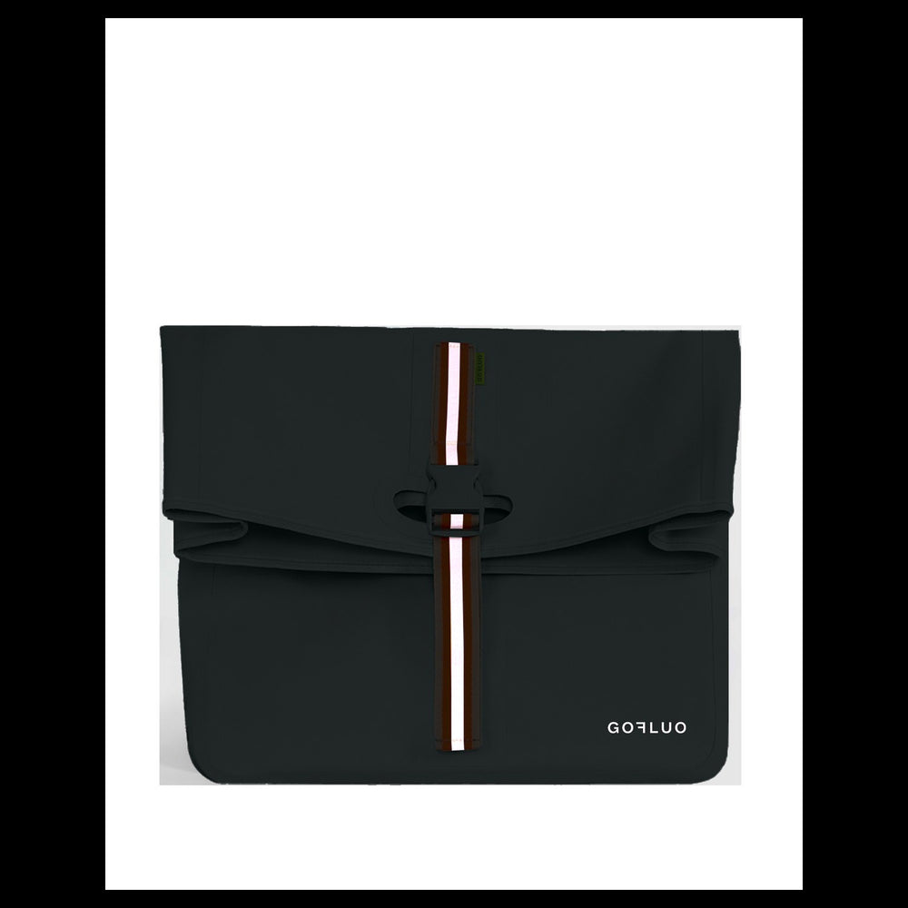 Sacoche Gofluo Houston 2.0 kaki gris, bandes reflechissantes de nuit