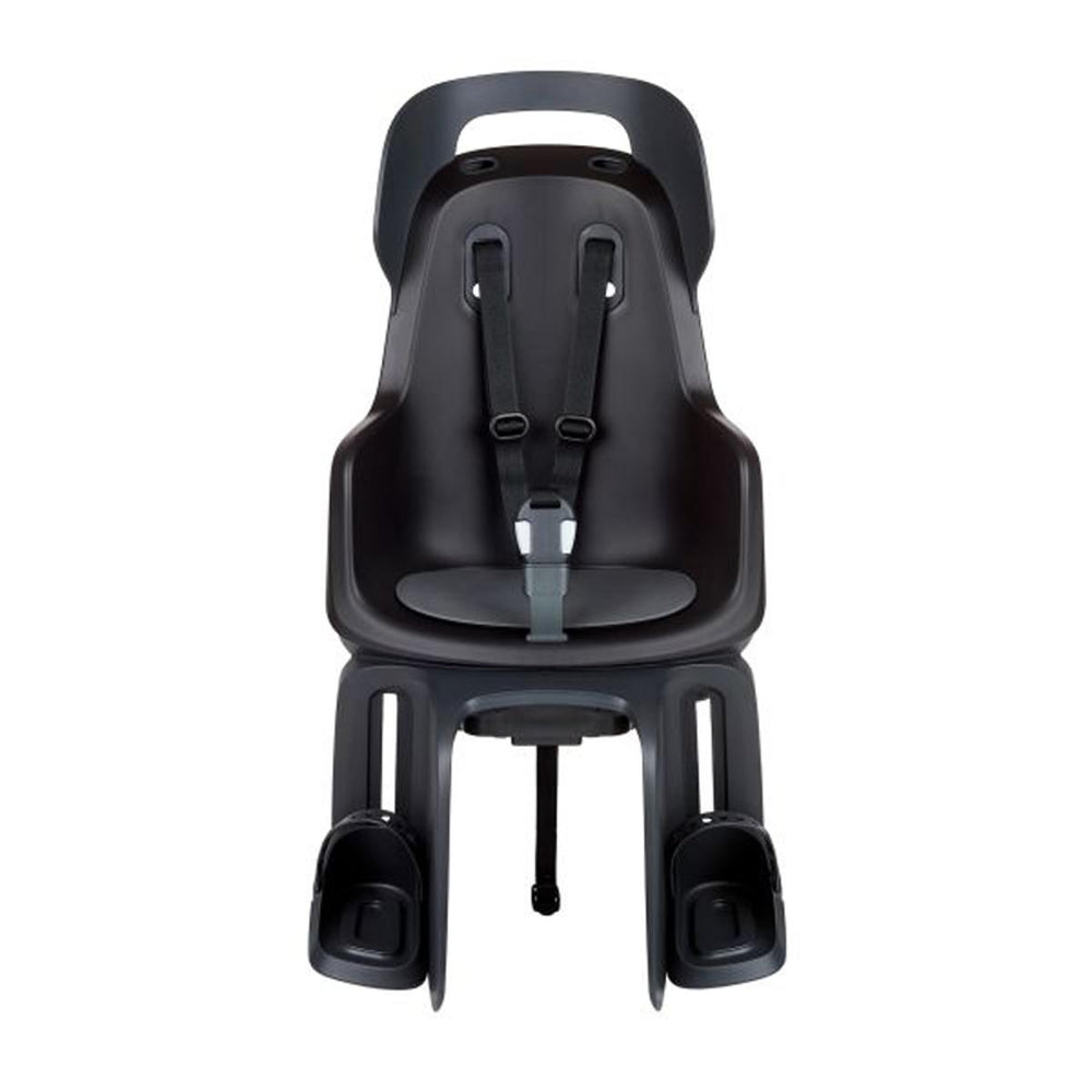 Siège vélo enfant arrière Bobike Go Maxi inclinable porte-bagages - Urban Black