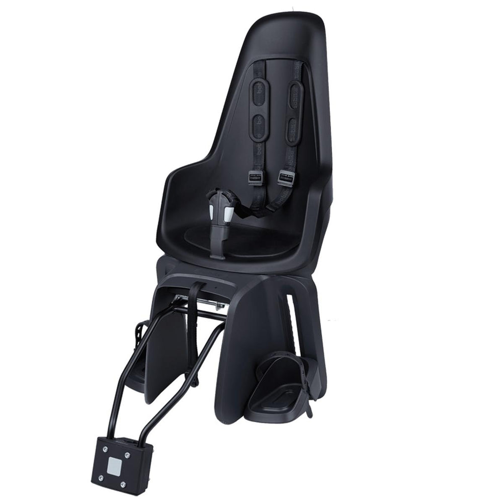 Siège vélo enfant arrière Bobike One Maxi fixation cadre ou porte-bagages - Urban Black