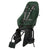 Siège vélo enfant arrière Urban Iki BIO - Momigara montage cadre coloris Vert/Noir sur fond blanc