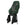 Siège vélo enfant arrière Urban Iki BIO - Momigara porte-bagage coloris Vert/Noir sur fond blanc