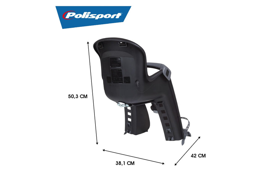 Dimensions du siège Polisport Bilby Junior