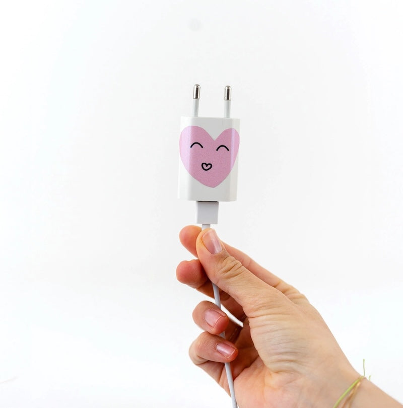 Sticker Stick Me Baby – Heart Times Cœur Grenadine Pailleté