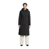 Trench-coat de pluie vélo Basil Mosse femme coloris Jet Black - portee de face