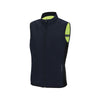 Gilet coupe-vent réversible vélo Tucano Urbano Nano Switch côté bleu foncé, vue de face