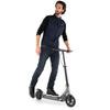 Gilet coupe-vent réversible vélo Tucano Urbano Nano Switch porté côté bleu foncé
