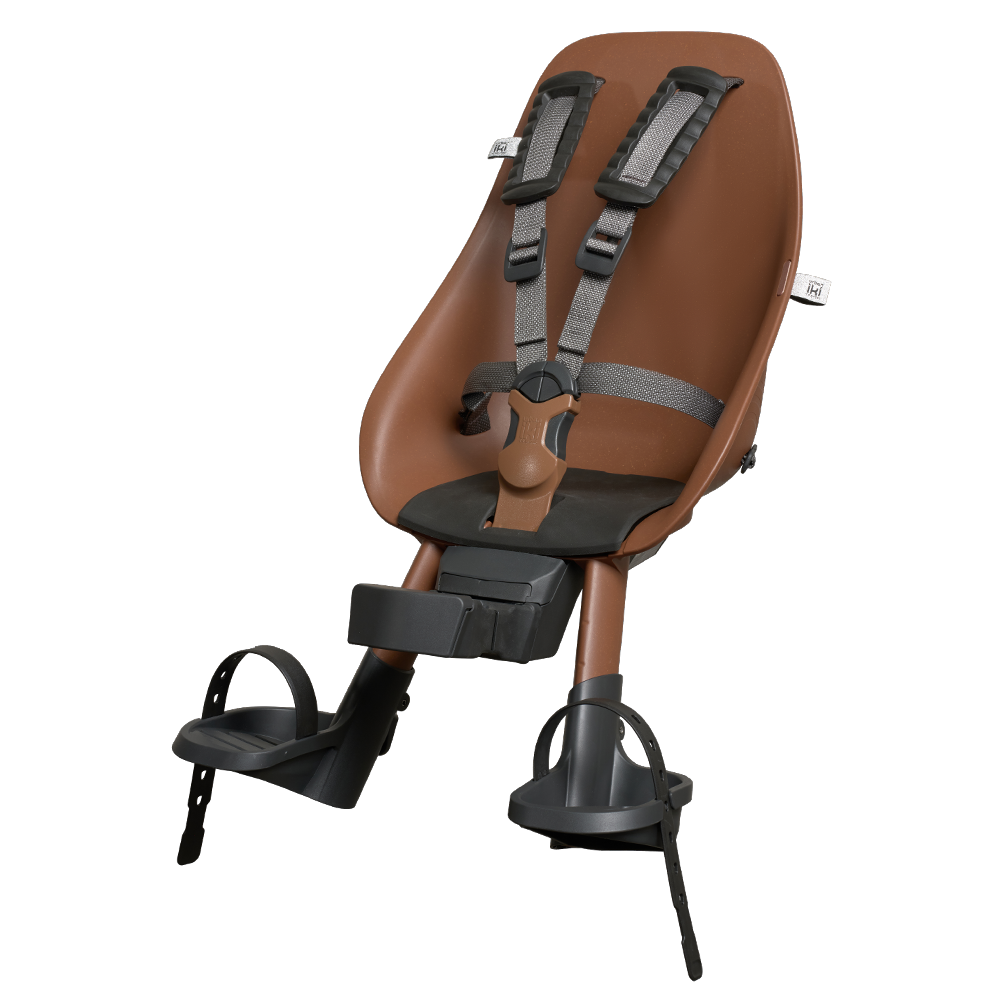 Siège vélo enfant avant Urban Iki BIO marron/noir