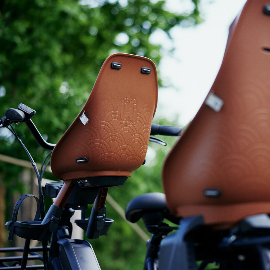 Siège vélo enfant avant Urban Iki BIO marron/noir