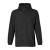 Veste de pluie vélo Basil Hoga unisexe coloris Noir - vue de trois quarts